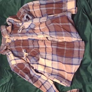 Men's Flannel Button Down Shirt by Arizona